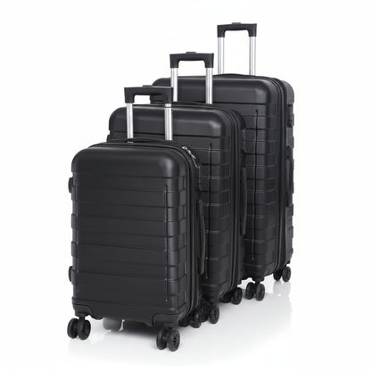 (New) ZENSTYLE 3 Pcs Suitcase Expandable Luggage Set
