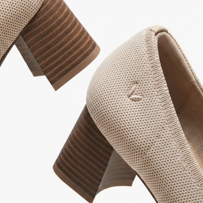 VIVAIA Almond Toe Block Heel
