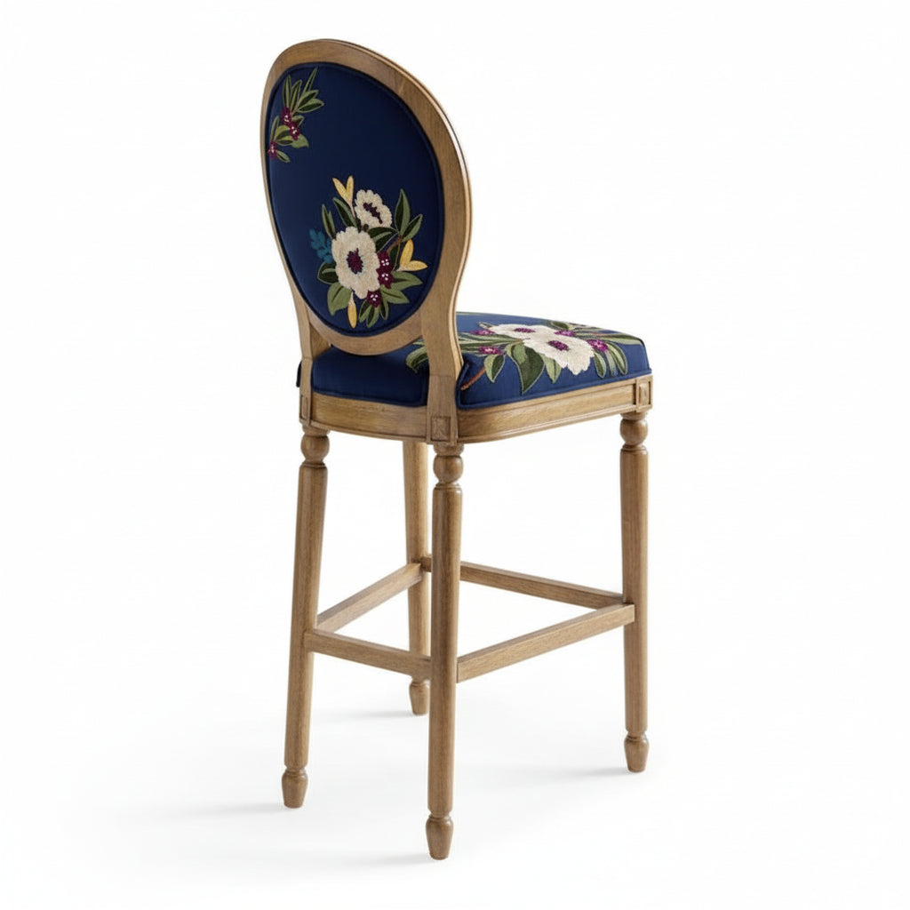 Hollie Embroidered Bar & Counter Stool