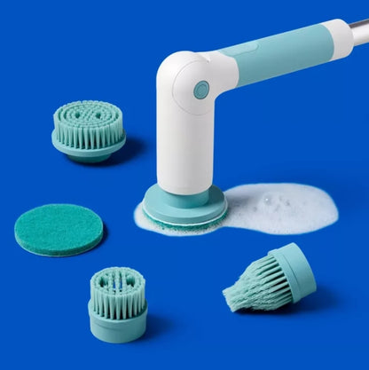 (New) Power Scrubber with Attachments Handheld Plus Extended Handle