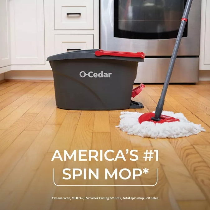 (New) O-Cedar EasyWring Spin Mop and Bucket System
