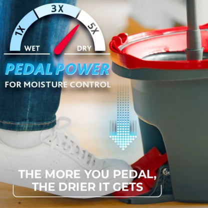 (New) O-Cedar EasyWring Spin Mop and Bucket System