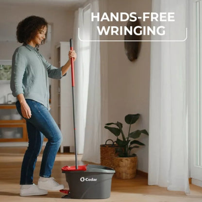 (New) O-Cedar EasyWring Spin Mop and Bucket System