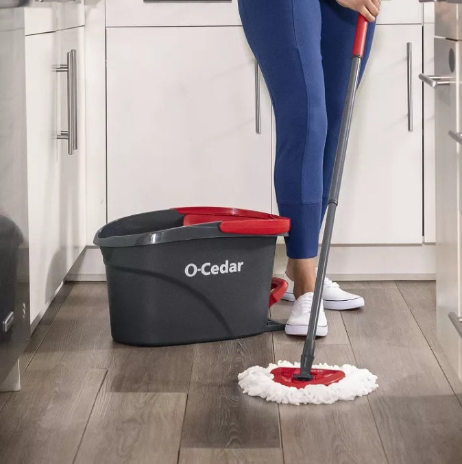 (New) O-Cedar EasyWring Spin Mop and Bucket System