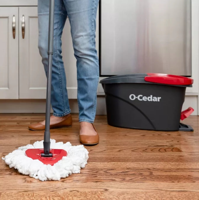 (New) O-Cedar EasyWring Spin Mop and Bucket System