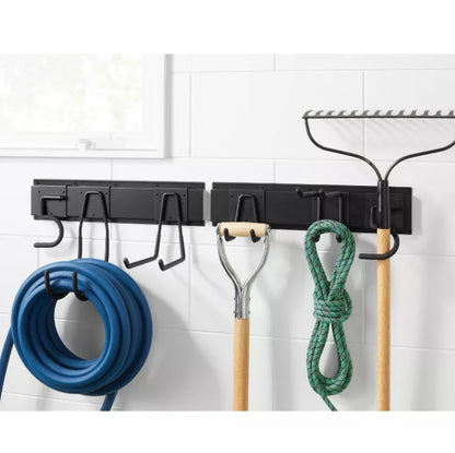 (New) Heavy Duty Garage Tool Hook and Rail Kit