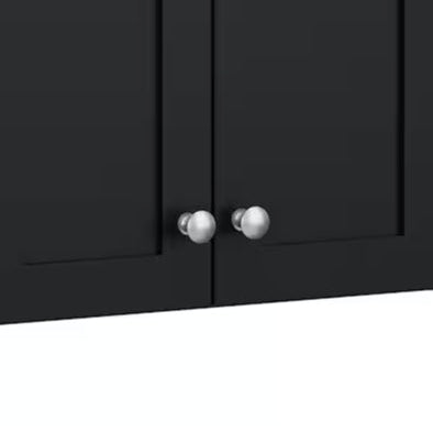 (New) Black Bathroom Wall Cabinet
