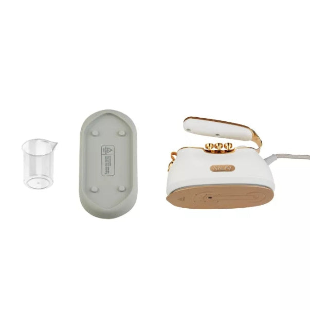 (New) SALAV IS-900 Retro Edition Duopress Steamer and Iron Pearl