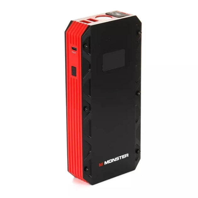 (New) Monster 8000MAH Portable Jump Starter Power Bank and Flashlight