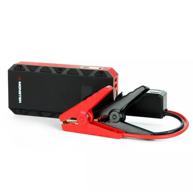 (New) Monster 8000MAH Portable Jump Starter Power Bank and Flashlight