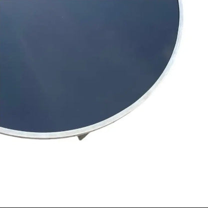 Neoclassical Style Black Mirrored Center Table