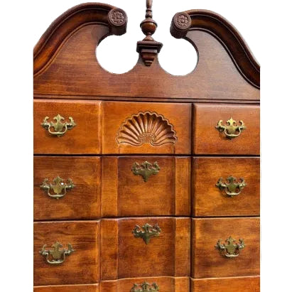 Queen Anne Style Highboy Dresser/Hutch