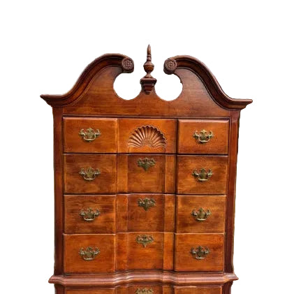 Queen Anne Style Highboy Dresser/Hutch