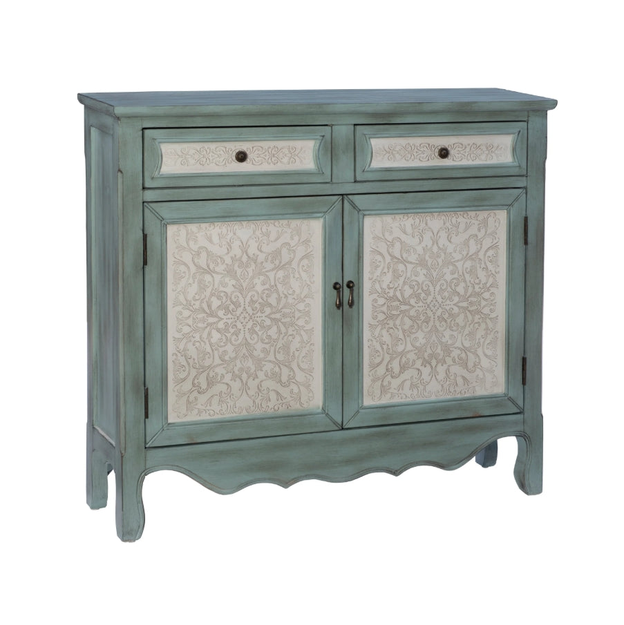 Antique Blue & White Console