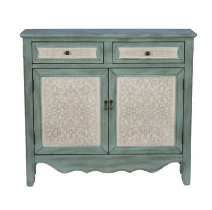 Antique Blue & White Console