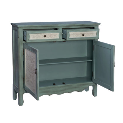 Antique Blue & White Console