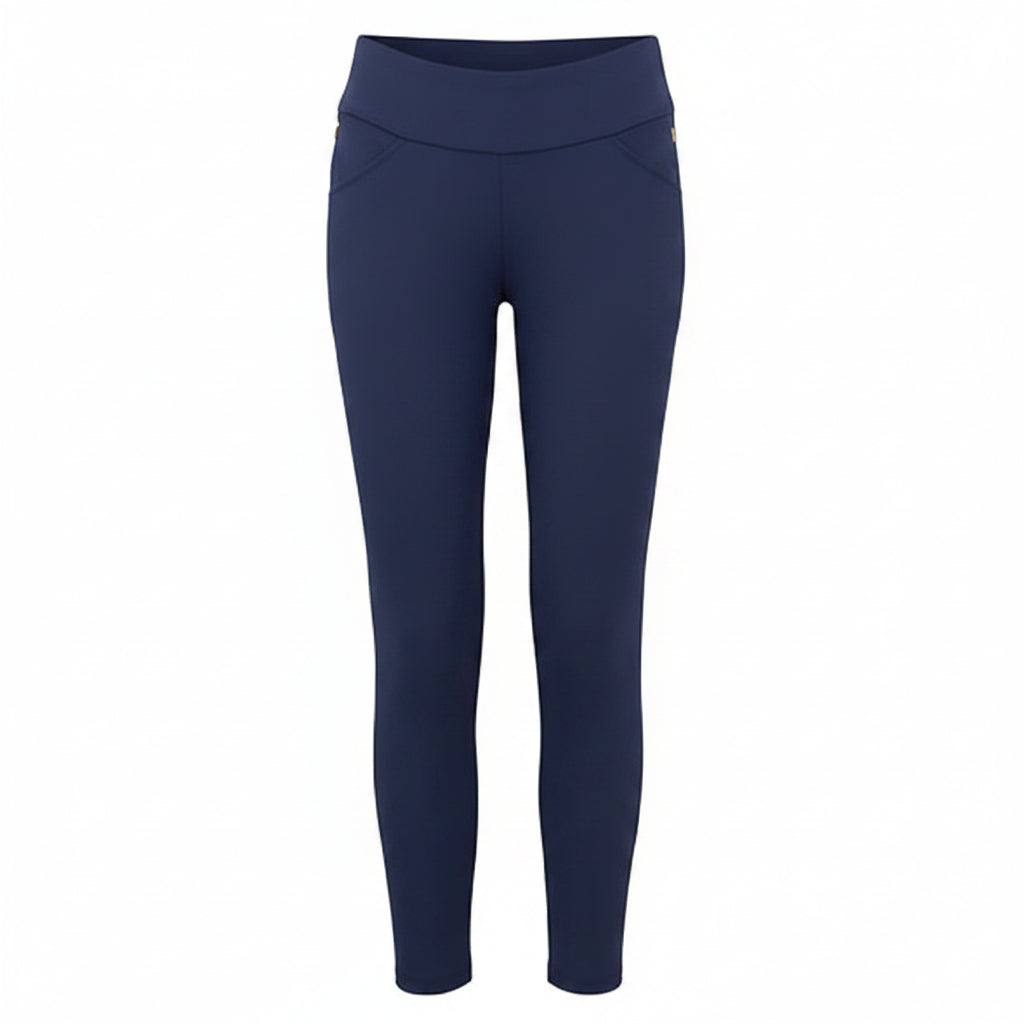 (New with Tags) UPF 50+ Luxletic 28" Corso Pant - Navy Blue Size 14