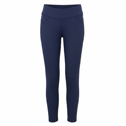 (New with Tags) UPF 50+ Luxletic 28" Corso Pant - Navy Blue Size 14