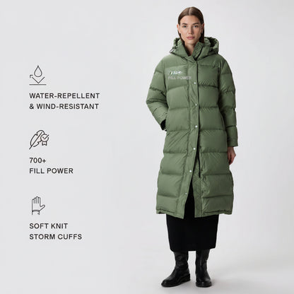 (New with Tags) Responsible Down Long Puffer Jacket Size M