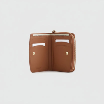 (New with Tags) Quince Italian Pebbled Leather Compact Wallet