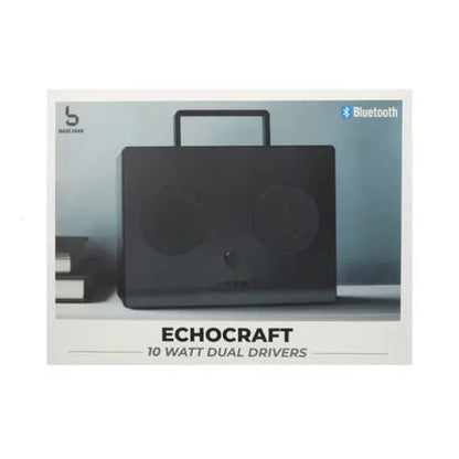 Bass Jaxx™ Echocraft Boombox 10W Dual Drivers Wireless Speaker