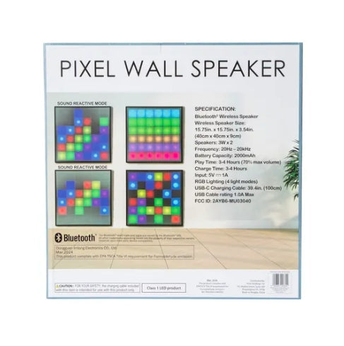Pixel Wall Art Speaker