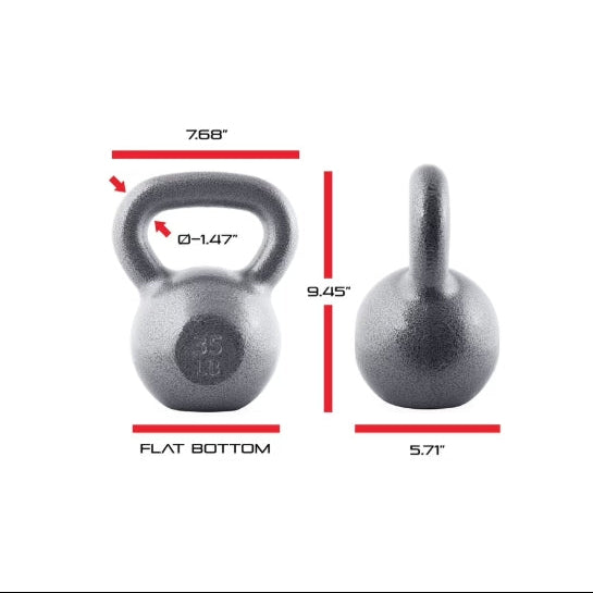 (New) CAP Barbell Cast Iron Kettlebell, Single, 35-Pounds
