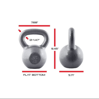 (New) CAP Barbell Cast Iron Kettlebell, Single, 35-Pounds