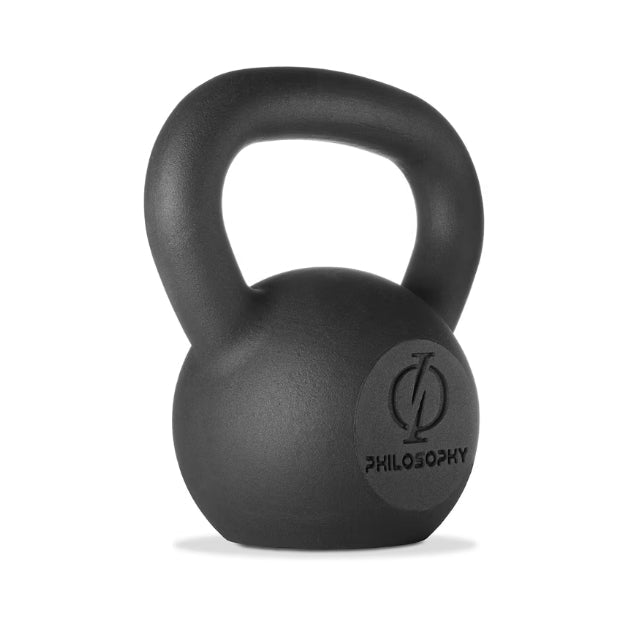 (New) Philosophy Gym Cast Iron Kettlebell Weight, 30 lbs