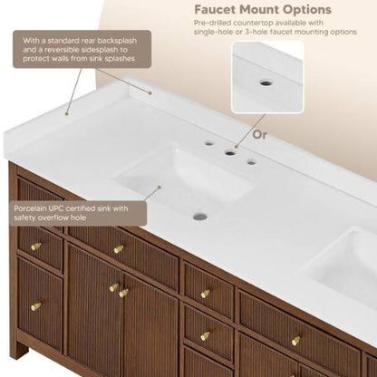Pendry Bathroom Vanity Cabinet Single Sink