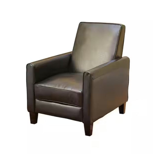 Darvis Black Club Chair Recliner