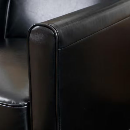 Darvis Black Club Chair Recliner