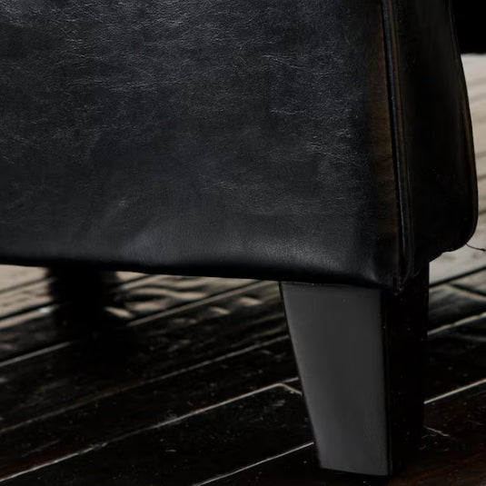 Darvis Black Club Chair Recliner