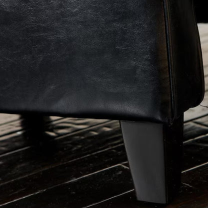 Darvis Black Club Chair Recliner