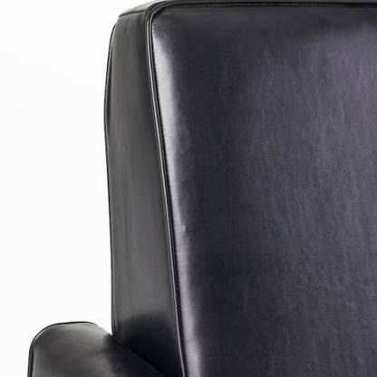 Darvis Black Club Chair Recliner