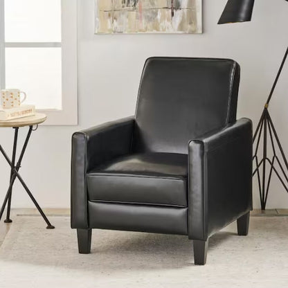 Darvis Black Club Chair Recliner