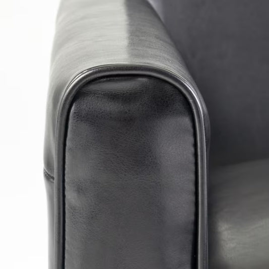 Darvis Black Club Chair Recliner
