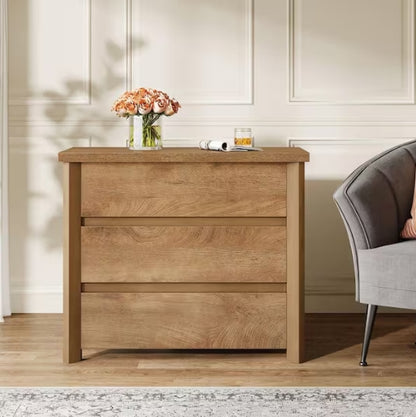 Fenley Light Brown Oversized Nightstands