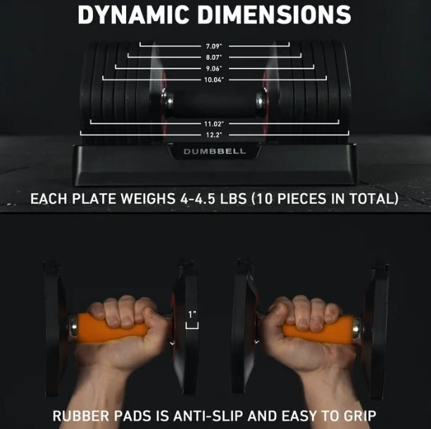 24LB Adjustable Dumbbell