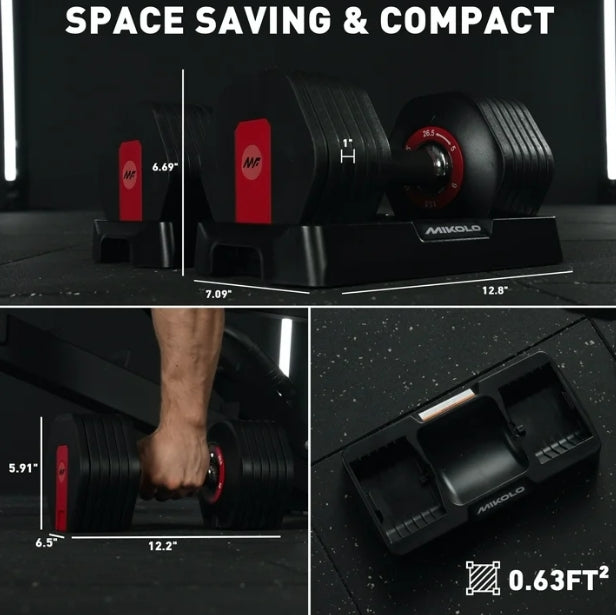 24LB Adjustable Dumbbell