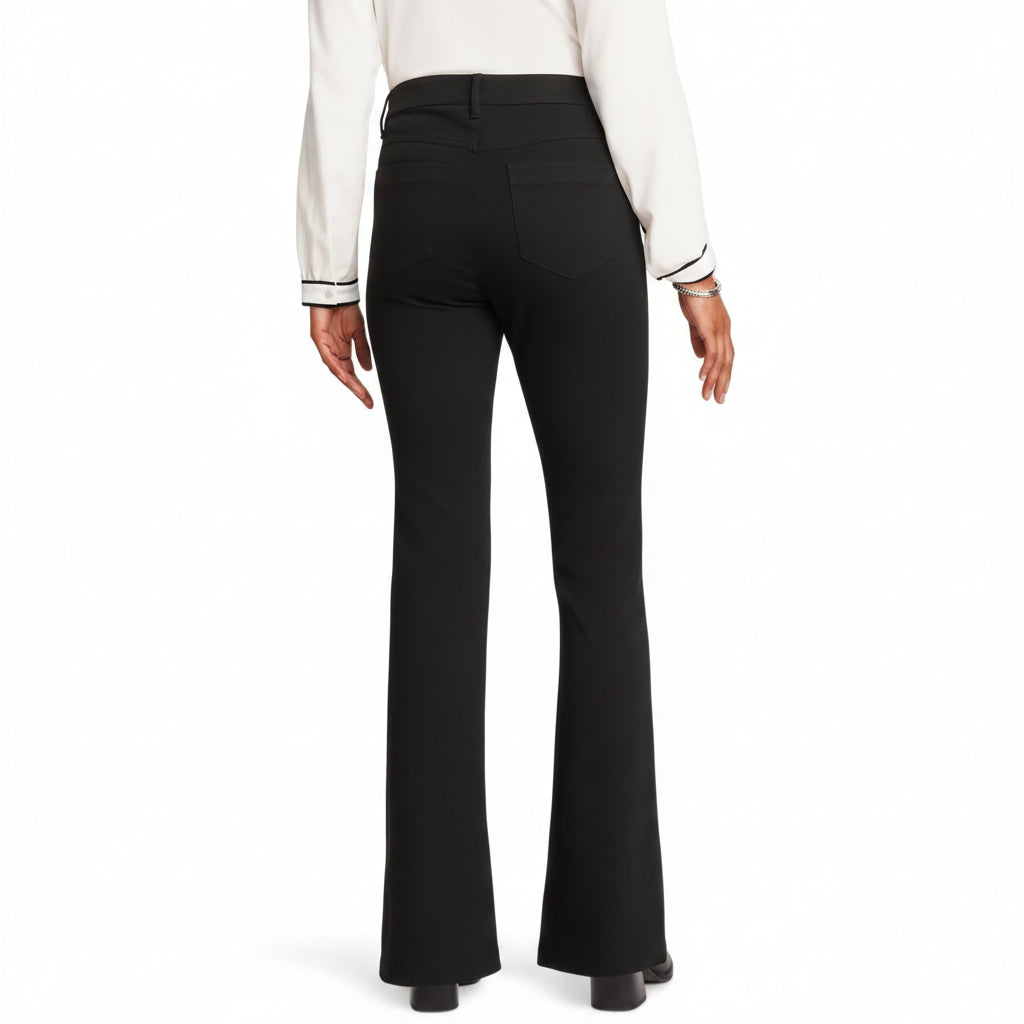 J Jill High-Rise Curved-Pocket Flare Jeans