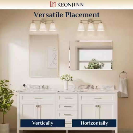 Rectangular Beveled Frameless Wall Mount Bathroom Vanity Mirror Decorative Wall Accent Mirror