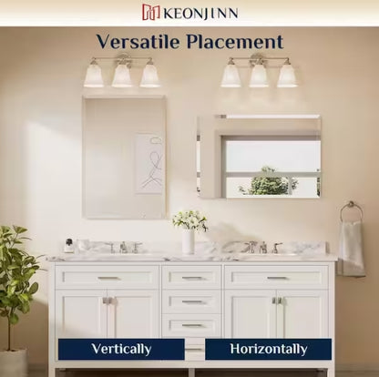 Rectangular Beveled Frameless Wall Mount Bathroom Vanity Mirror Decorative Wall Accent Mirror