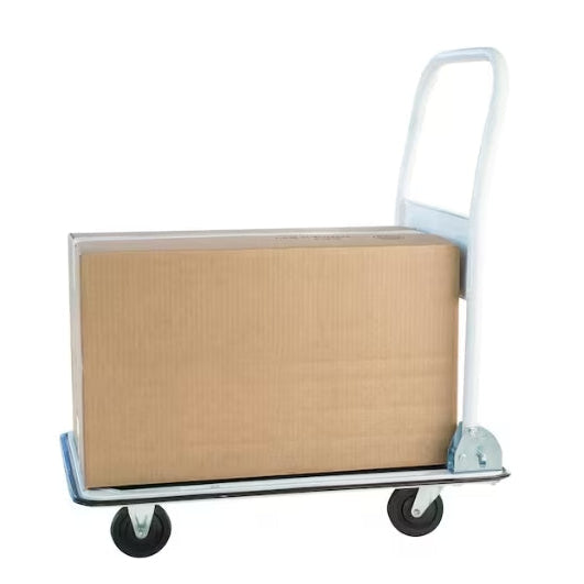 (New) 330 lbs. Capacity Steel Folding 4-Wheeled Platform Truck Utility Cart