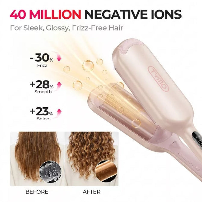 (New) TYMO Rovy Hair Waver - Champagne Pink