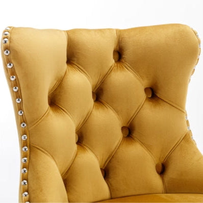 Leverick Swivel Velvet Barstools