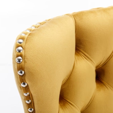 Leverick Swivel Velvet Barstools