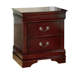 Homelegance Mayville Nightstand Brown Cherry