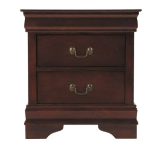 Homelegance Mayville Nightstand Brown Cherry
