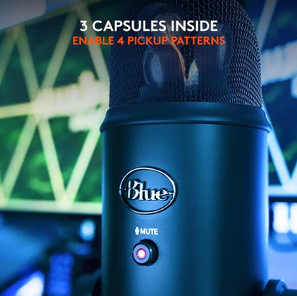 Blue Yeti Professional Multi-Pattern USB Condenser Microphone